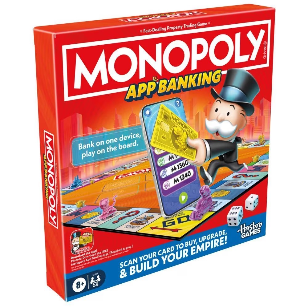 Hasbro Monopoly App Banking Board Game — Sealed